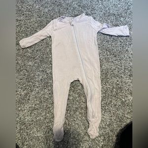 Kyte Baby Zippered Footie - Blush (3-6 months)